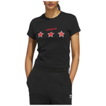 Adidas Women's Archive Graphic Slim Tee (Black)