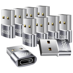 10-Pack Ainisoul USB To USB-C Adapter