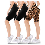3-Pack Women's 3"/5"/8" Tummy Control Active Shorts