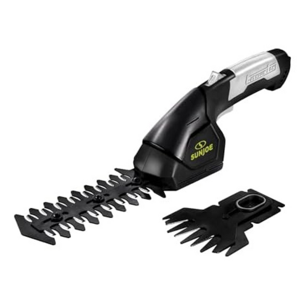 Sun Joe HJ604C 2-In-1 Cordless Grass Shear & Hedger With Battery & Charger