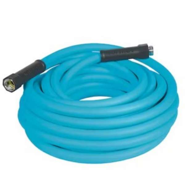 50ft Aqua Joe HybridFLEX Professional-Grade 5/8" Garden Hose