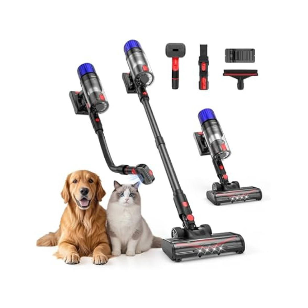 Teendow Rechargeable 500W Stick Cordless Vacuum Cleaner