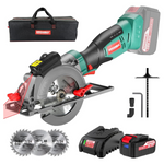HYCHIKA 18V Mini Cordless Compact Circular Saw With 4.0Ah Battery