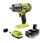 RYOBI ONE+ 18V Brushless Cordless 4-Mode 1/2" Impact Wrench Kit
