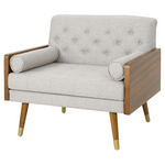 Christopher Knight Home Greta Mid Century Modern Fabric Club Chair