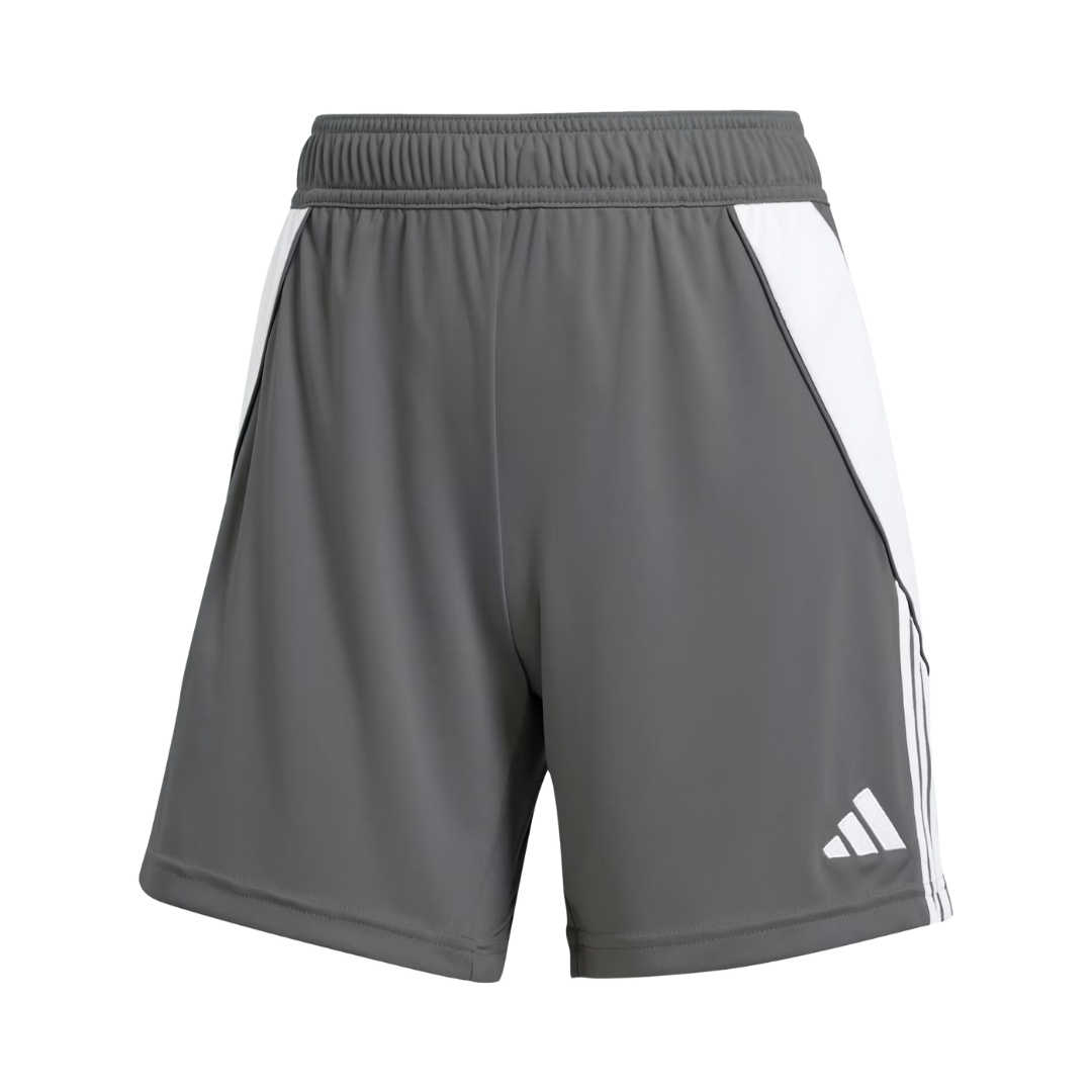 adidas Women's Tiro 24 Shorts (Team Mid Grey/White)