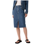 Gap Factory Denim Midi Pencil Skirt