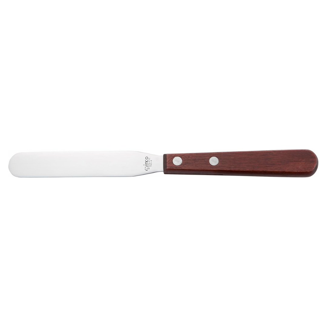 Winco 4.25" Stainless Steel Blade Bakery Spatula