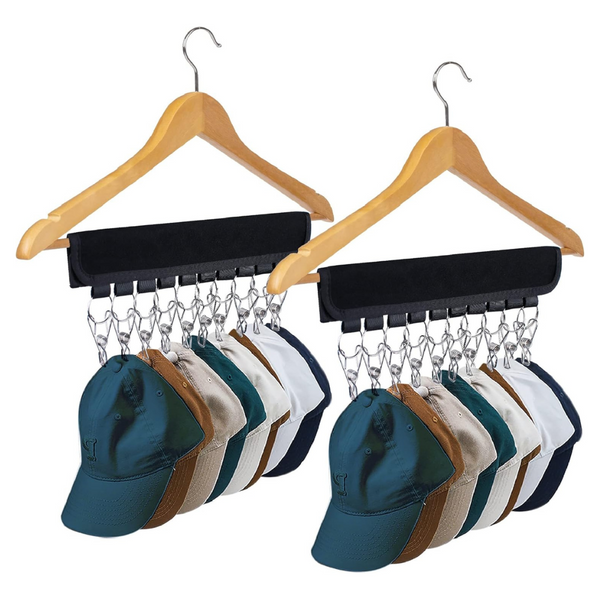2-Pack Hat Rack For Baseball Caps