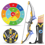 Kids LED Bow & Arrow Archery Set W/ 10-Arrows & 2-Targets