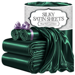 4 Piece Luxury Silky King Size Bedding Set