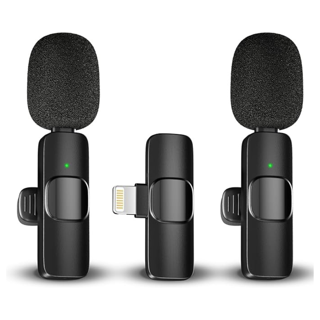 Wireless Lavalier Microphone For iPhone/Android/PC