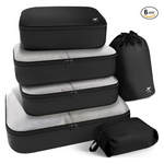 6-Piece Lightweight Packing Cubes Suitcase Organizer Bags Set