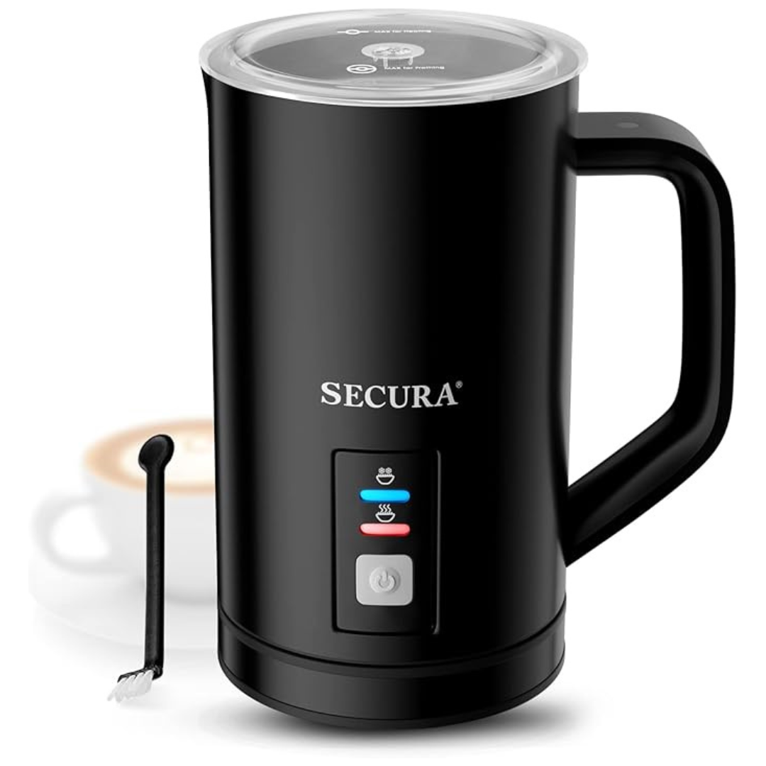8.4-Oz Secura Automatic Hot & Cold Electric Milk Frother Steamer