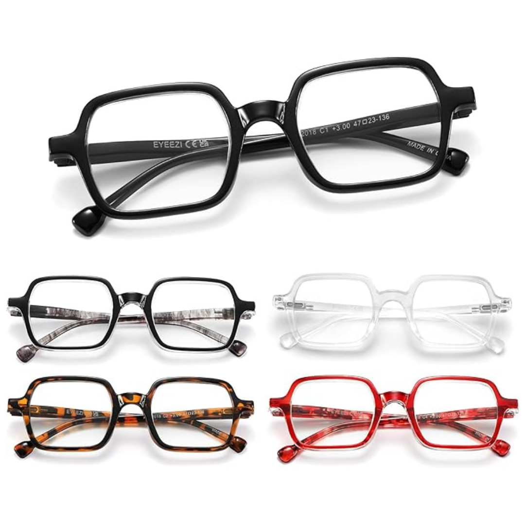 5-Pack Women's Blue Light Blocking Reading Glasses (Various)