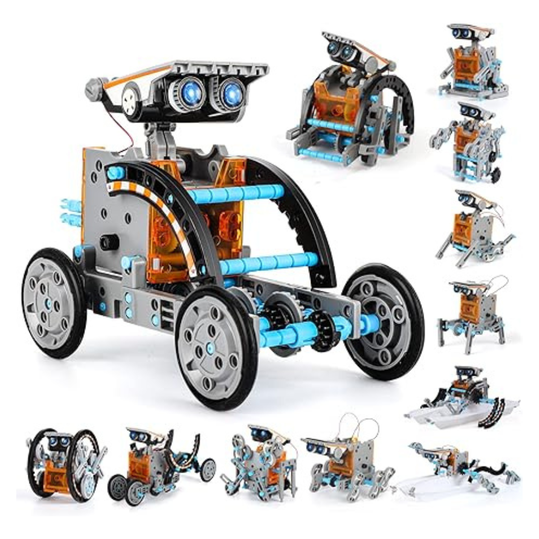 12-In-1 STEM Solar Robot Kit Toys