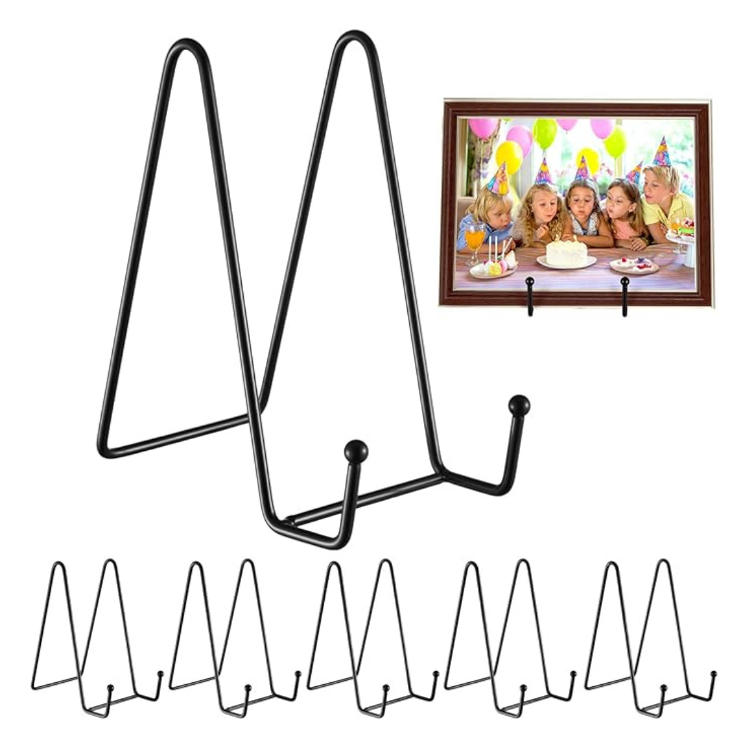 6 Packs Metal Black Frame Stand