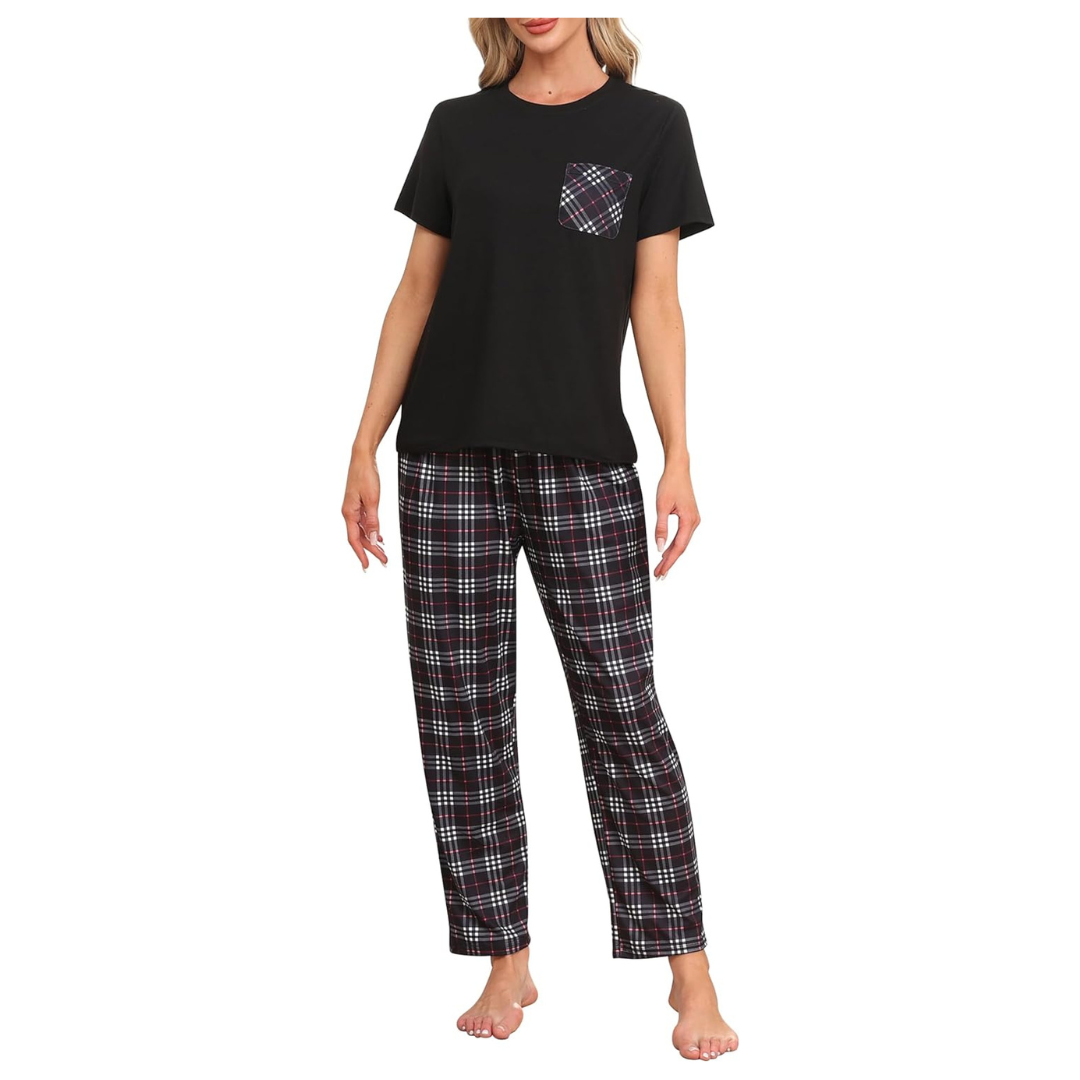 Women's Short Sleeve Soft Comfy Pajamas Sets (Various)