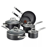 10-Piece T-Fal ProGrade Non-Stick Cookware Set