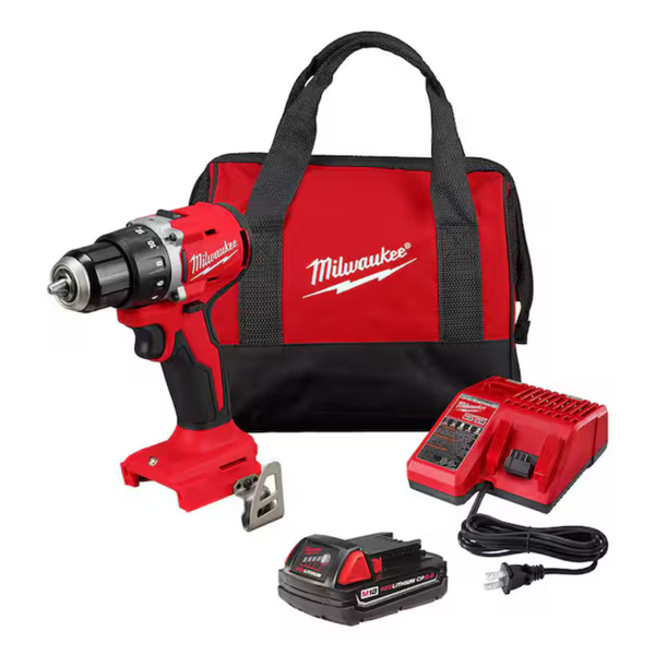 Milwaukee M18 Brushless 1/2" Drill/Driver Kit W/Battery & Charger