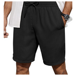COOFANDY Men's Drawstring Elastic Waist Casual Beach Shorts