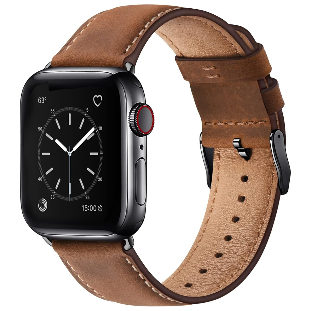 Genuine Leather Bands Compatible With Apple Watch