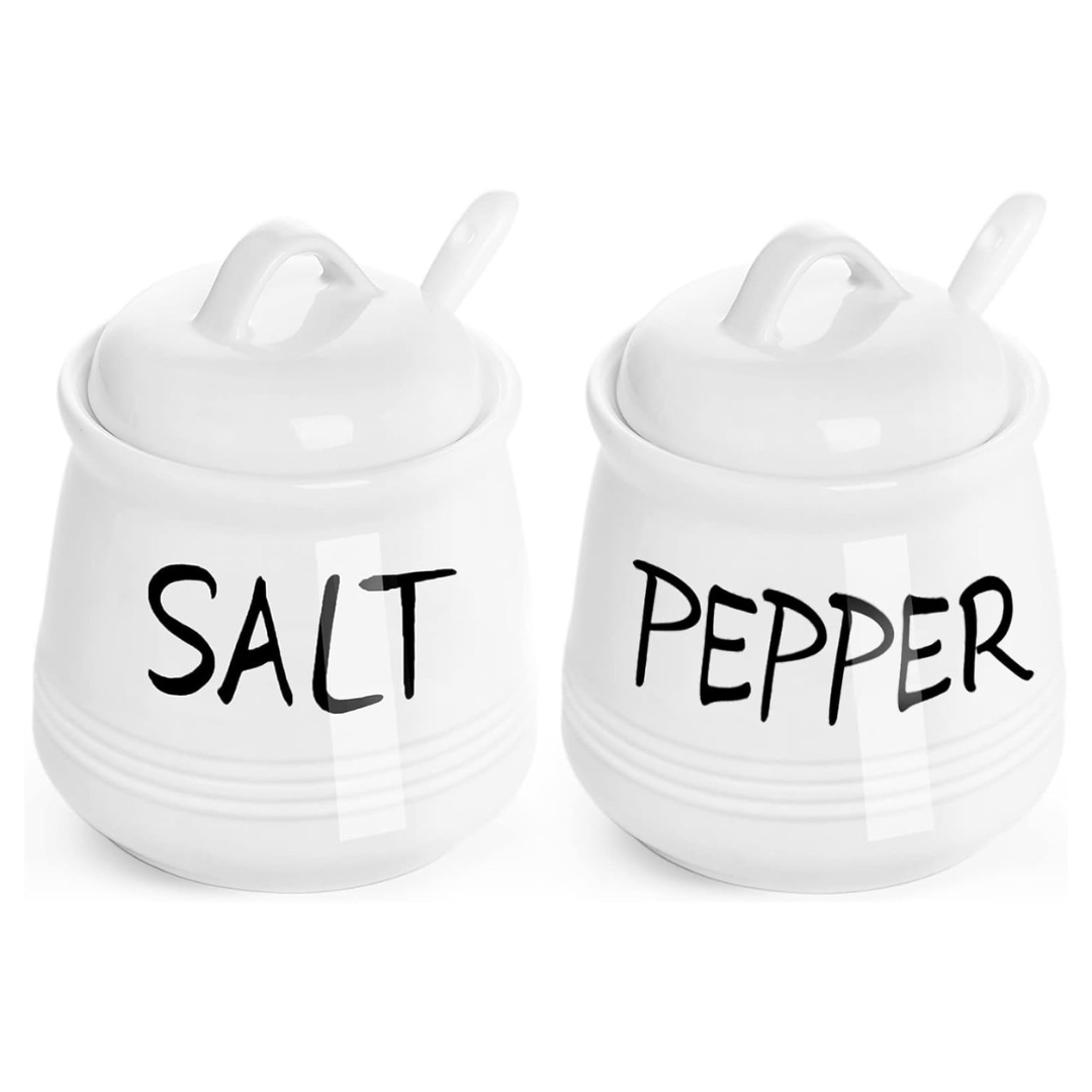 12 oz Ceramic Salt And Pepper Bowls