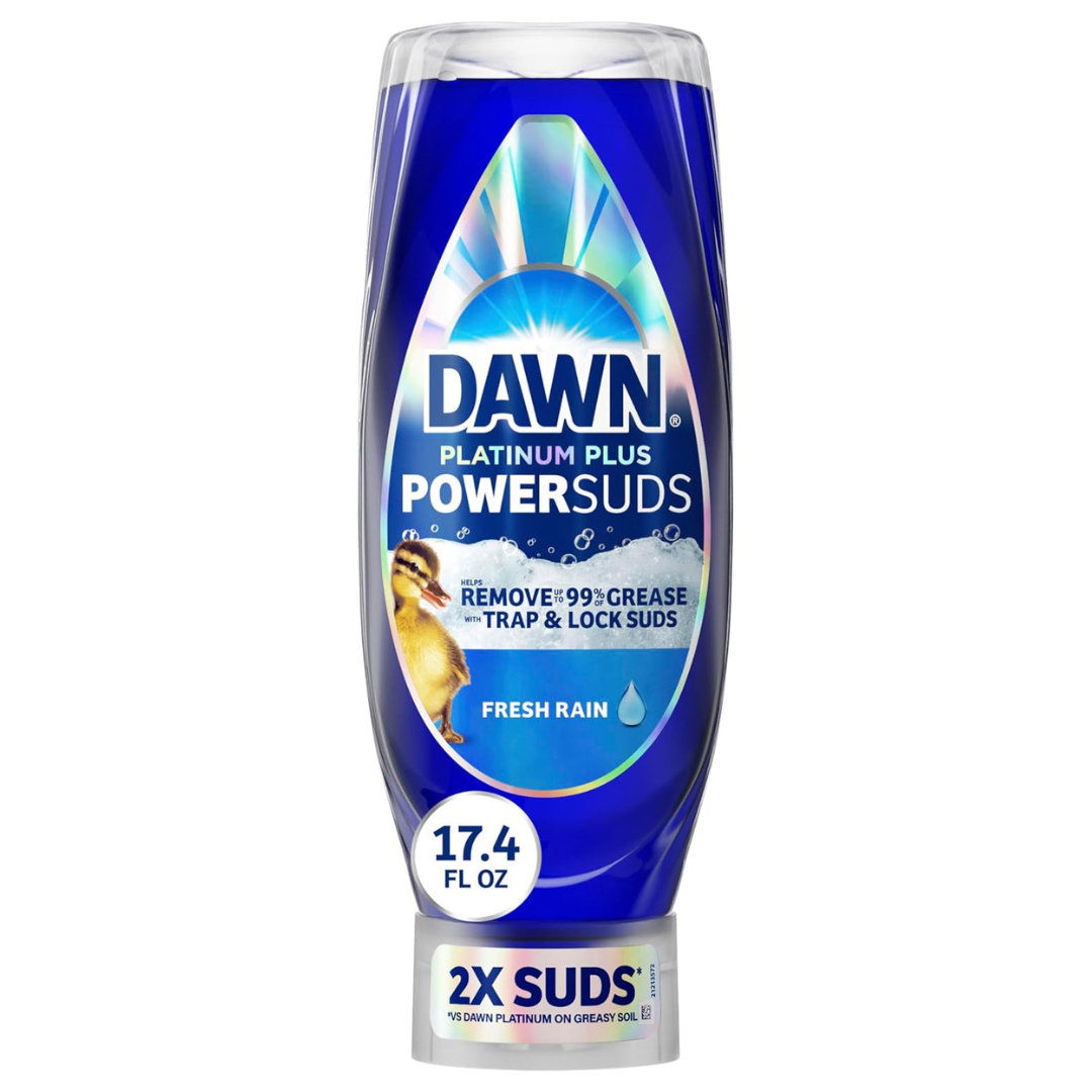 Dawn Platinum Plus PowerSuds 17.4 oz. Liquid Dish Soap in EZ-Squeeze Bottle