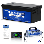 DC HOUSE 36V 100Ah Lithium Golf Cart Battery With Charger