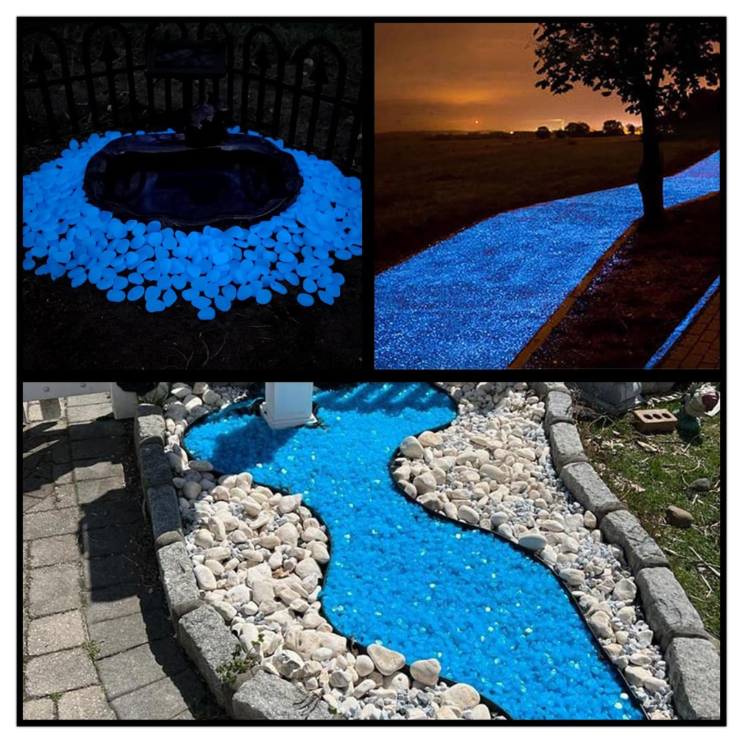 500-Piece Glow In The Dark Garden Rocks