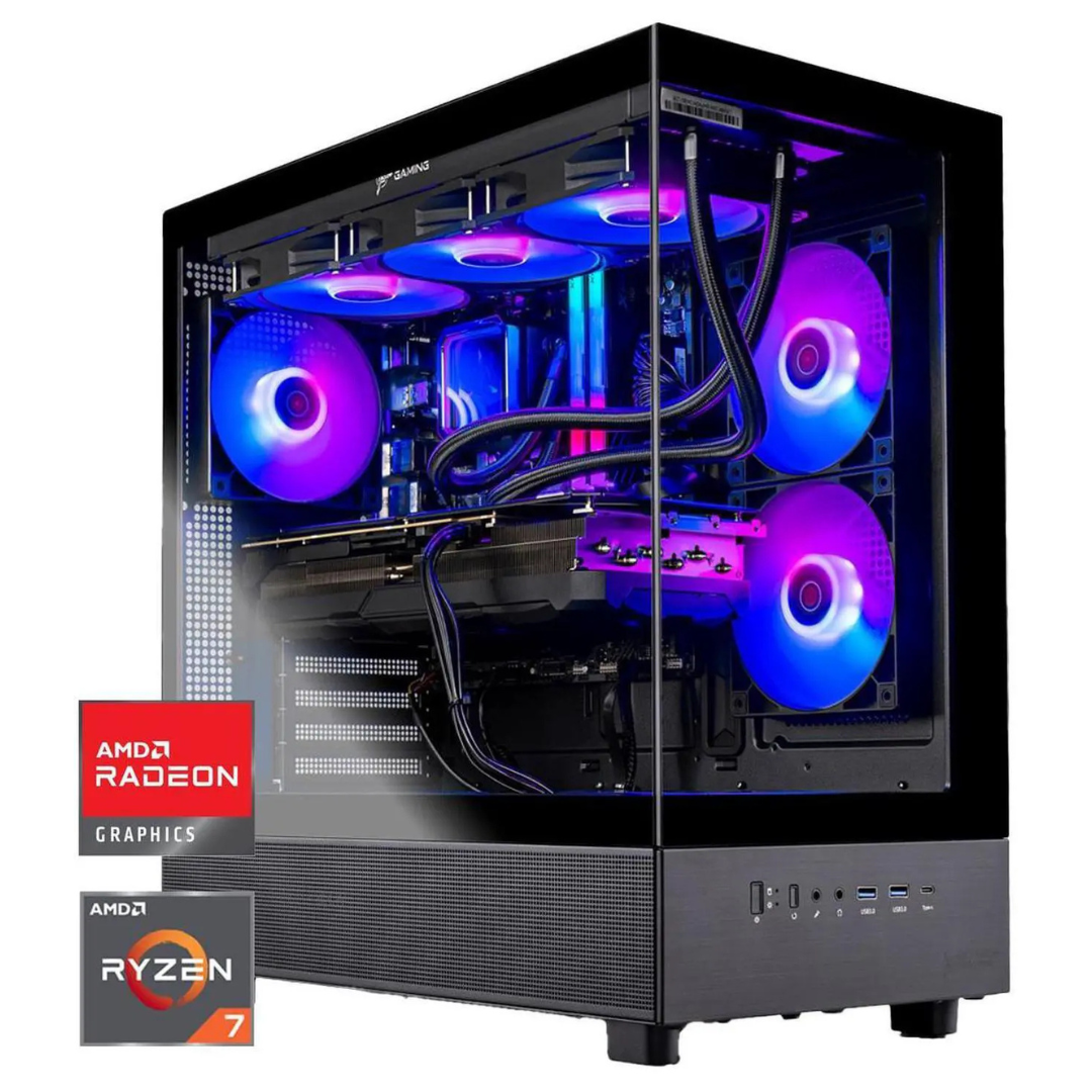 Skytech Azure 3 Gaming Desktop (Ryzen 7 7800X3D / 32GB RAM / 1TB SSD / 16GB RX 9060 XT)