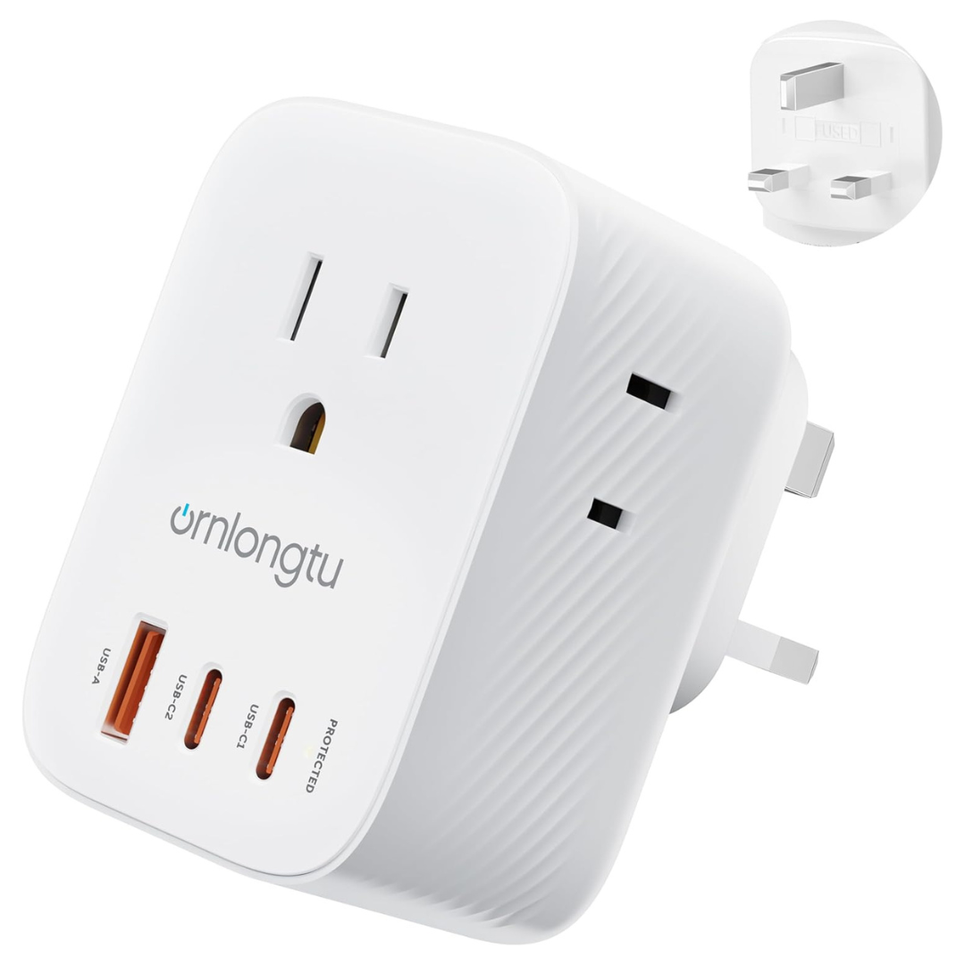 Type G PD 20W US To UK Plug Adapter (Various)