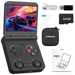 Miyoo Flip V2 Retro Handheld Video Game Console W/ 64GB MicroSD