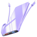 10000mAh Portable Power Bank W/ Cables (Various)