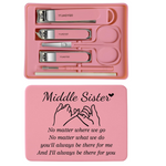 6 In 1 Portable Nail Clippers And Beauty Tool Set