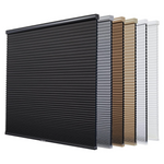 35" W x 48" H Cordless Custom Cellular Window Blinds