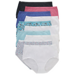 10-Pack Hanes Women's Cotton Briefs Underwear
