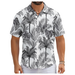Men's Wrinkle Free Casual Hawaiian Tropical Shirt