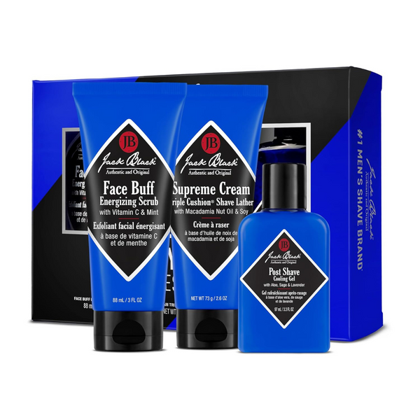 Jack Black Men's 3-Piece The Three You Need Shave Set