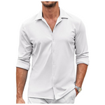 COOFANDY Men's Stretchy Business Casual Shirt-XL