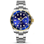 Ln Lenqin Men's Stainless Steel Analog Quartz Watch