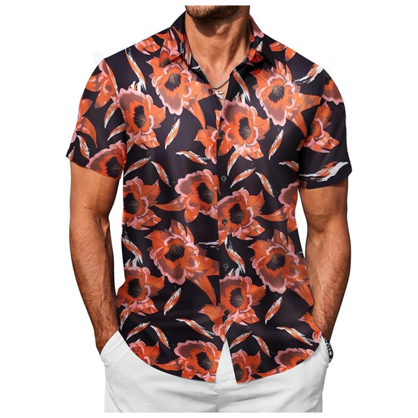 Men's Floral Casual Hawaiian Shirts
