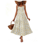 Women's Boho Floral Summer Maxi Dress (Various)