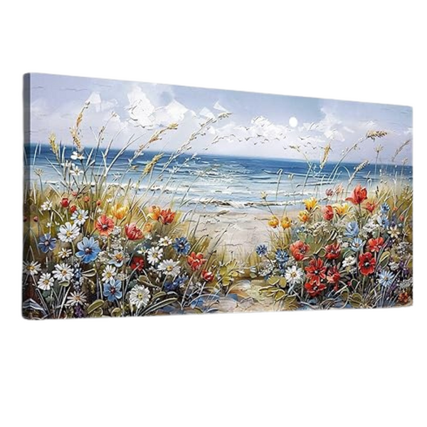 40"x 20" Modern Canvas Wall Art For Living Room
