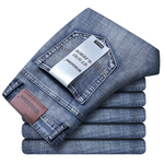 Wthinlee Men's Casual Straight Stretch Classic Business Jeans (various)