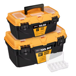 AIRAJ 12" Hardware Electric Drill Storage Toolbox Set