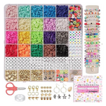 5-Piece Beginner Preppy Polymer Friendship Bracelet Making Kit