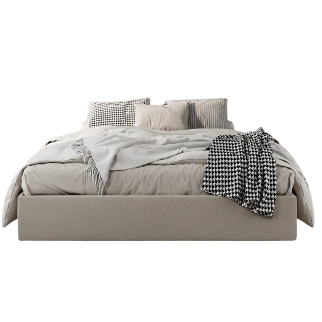 Latitude Run Full Braya Hydraulic Lift Up Storage Upholstered Platform Bed