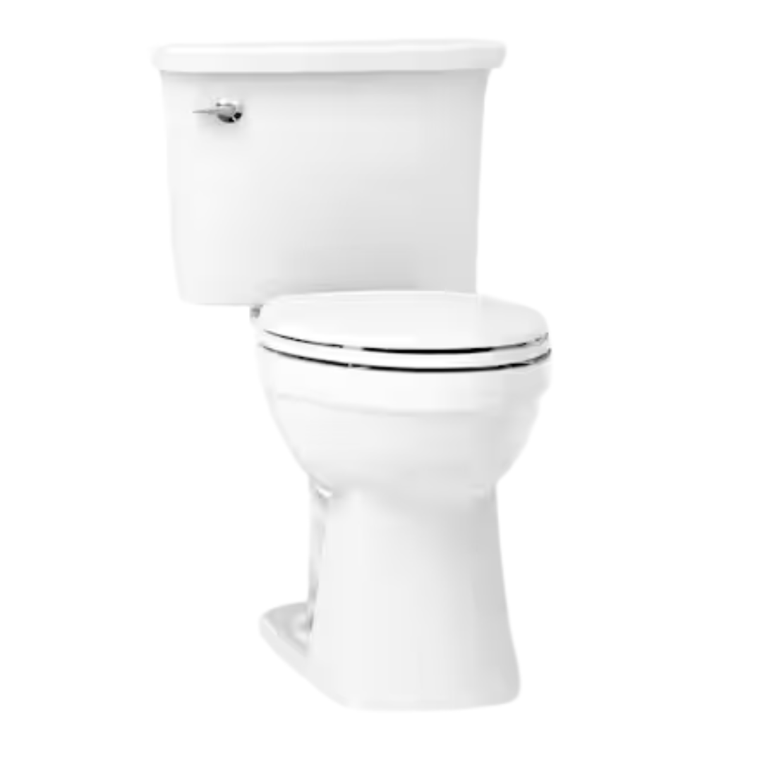 Kohler 12" Rough In 2-Piece Elongated Chair Height Toilet