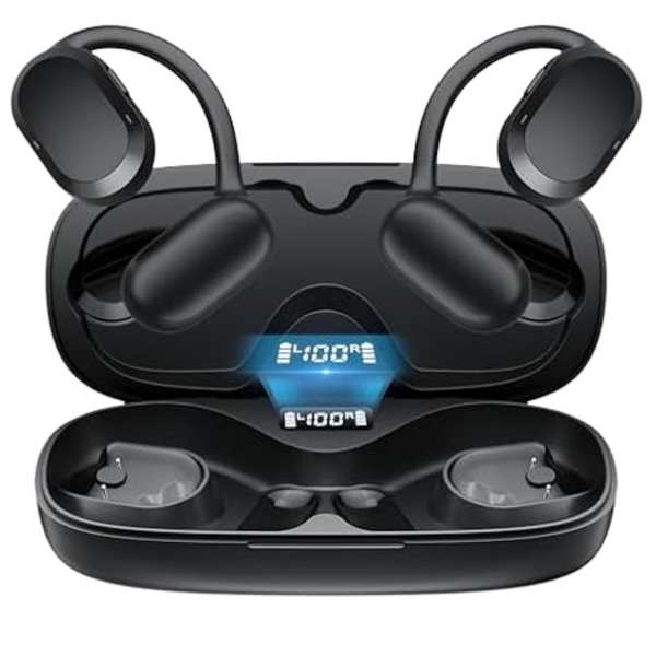 TTQ Open-Ear IPX7 Waterproof Bluetooth 5.3 Earbuds
